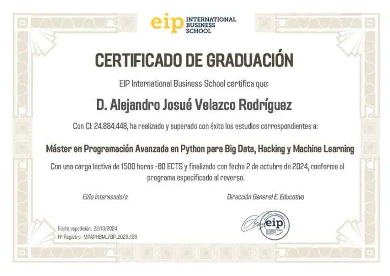 Master in Data Science